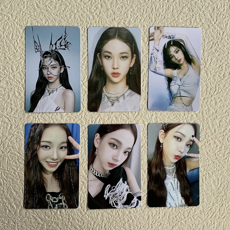 8PCS/Set Kpop Aespa LOMO Cards Photo Cards Personal WINTER KARINA NINGNING Album Photocards For Fans Collection Photocards Gift - armamenter