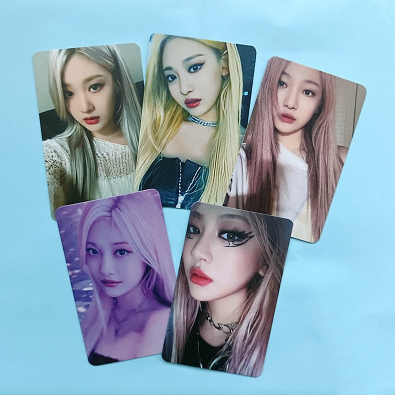 5PCS/Set Kpop AESPA New Album Girls Photo Cards Group WINTER KARINA NINGNING LOMO Cards Photocards For Fans Collection Cards - armamenter