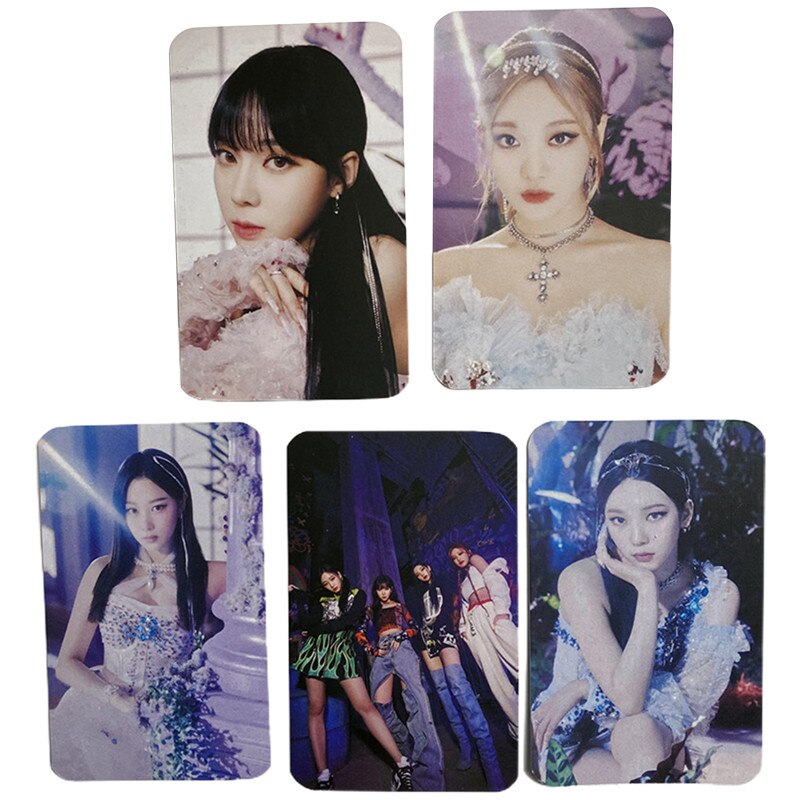 8PCS/Set Kpop Aespa LOMO Cards Photo Cards Personal WINTER KARINA NINGNING Album Photocards For Fans Collection Photocards Gift - armamenter