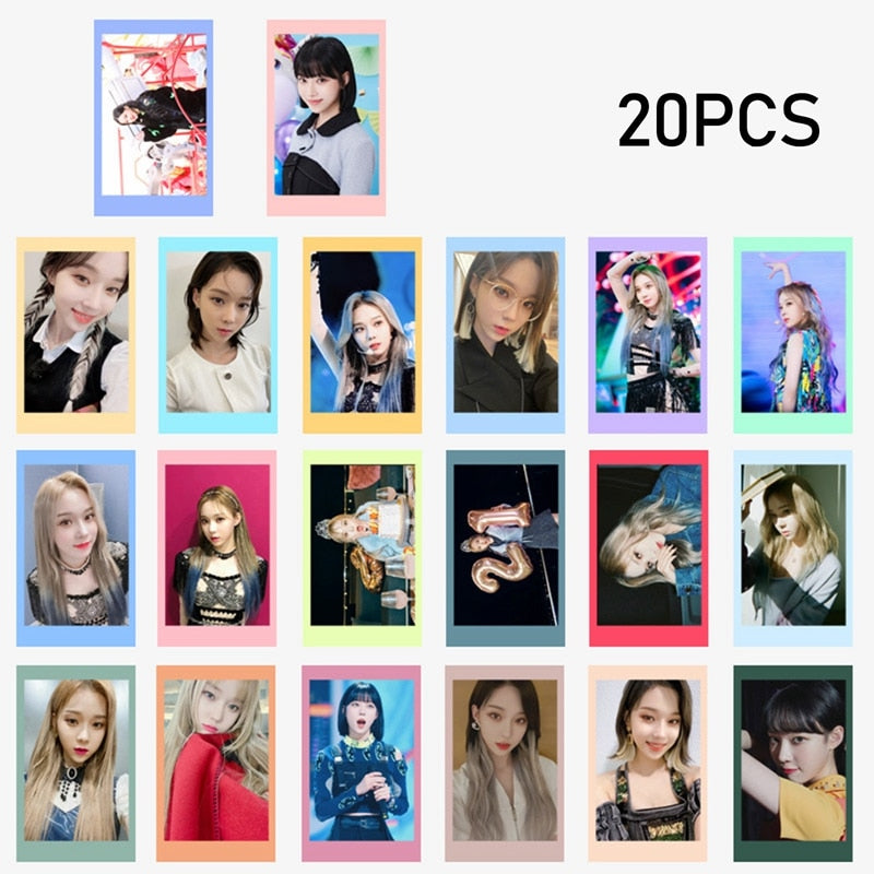 54PCS/Set Kpop Aespa Girls Groups LOMO Cards High Quality Photo Album Photo Cards For Fans Collection Photocards Gift - armamenter