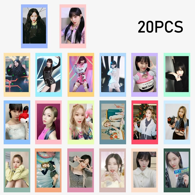 54PCS/Set Kpop Aespa Girls Groups LOMO Cards High Quality Photo Album Photo Cards For Fans Collection Photocards Gift - armamenter