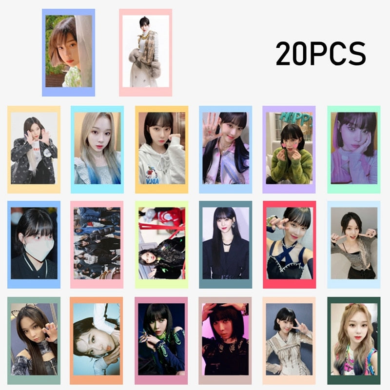 54PCS/Set Kpop Aespa Girls Groups LOMO Cards High Quality Photo Album Photo Cards For Fans Collection Photocards Gift - armamenter