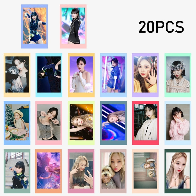 54PCS/Set Kpop Aespa Girls Groups LOMO Cards High Quality Photo Album Photo Cards For Fans Collection Photocards Gift - armamenter