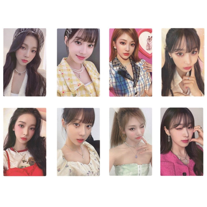 8PCS/Set Kpop Aespa LOMO Cards Photo Cards Personal WINTER KARINA NINGNING Album Photocards For Fans Collection Photocards Gift - armamenter